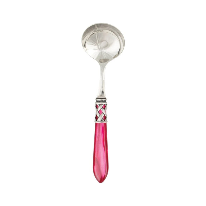 Vietri Aladdin Antique Sauce Ladle Flatware Vietri Raspberry 