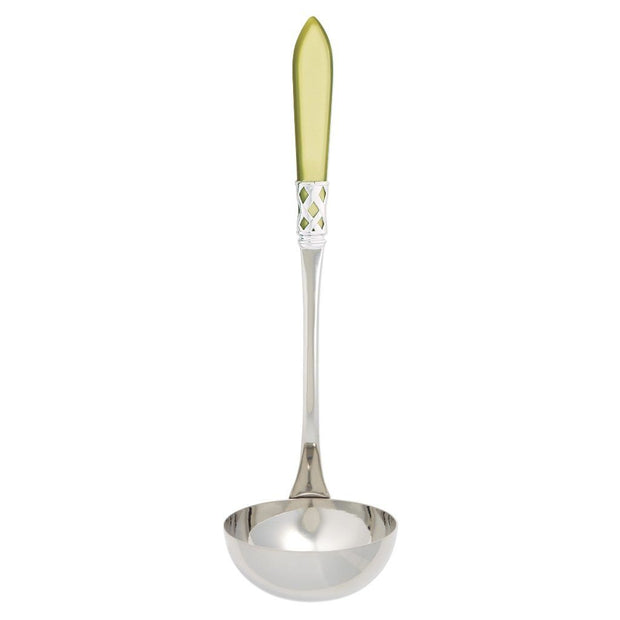Vietri Aladdin Brilliant Soup Ladle Dinnerware Vietri Chartreuse 