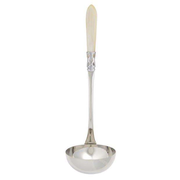 Vietri Aladdin Brilliant Soup Ladle Dinnerware Vietri Ivory 
