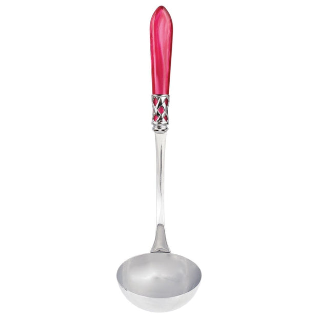 Vietri Aladdin Brilliant Soup Ladle Flatware Vietri Raspberry 