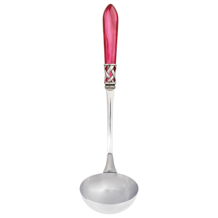 Vietri Aladdin Antique Soup Ladle Flatware Vietri Raspberry 