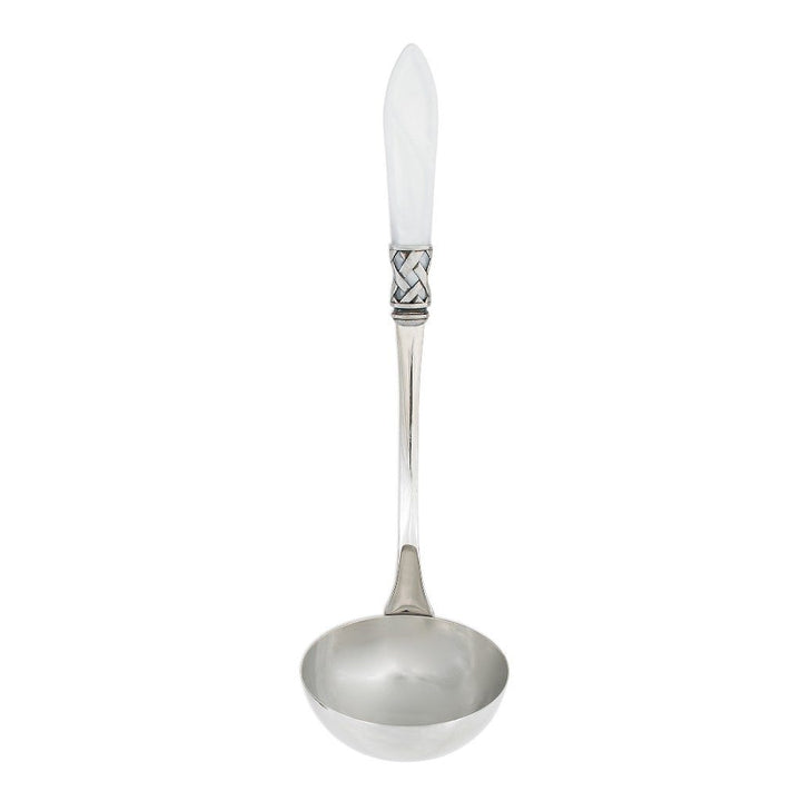 Vietri Aladdin Antique Soup Ladle Dinnerware Vietri White 