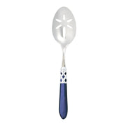 Vietri Aladdin Brilliant Slotted Serving Spoon Dinnerware Vietri Blue 