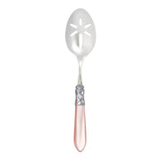 Vietri Aladdin Brilliant Slotted Serving Spoon Dinnerware Vietri Light Pink 
