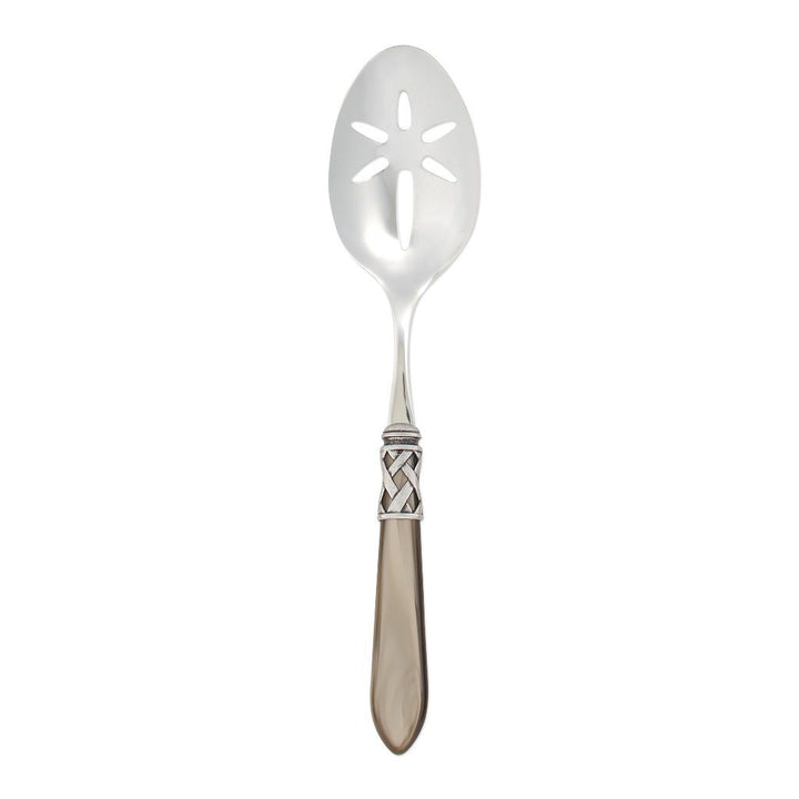 Vietri Aladdin Antique Slotted Serving Spoon Dinnerware Vietri Tortoiseshell 