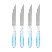 Vietri Aladdin Brilliant Steak Knives - Set of 4 Dinnerware Vietri Light Blue