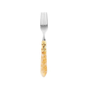 Vietri Aladdin Brilliant Salad Fork Dinnerware Vietri Gold Fleck 