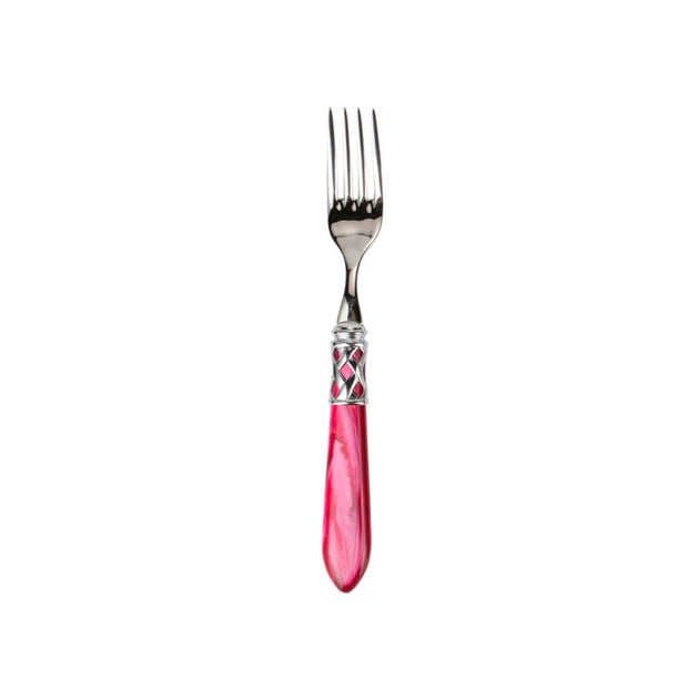 Vietri Aladdin Brilliant Salad Fork Flatware Vietri Raspberry 
