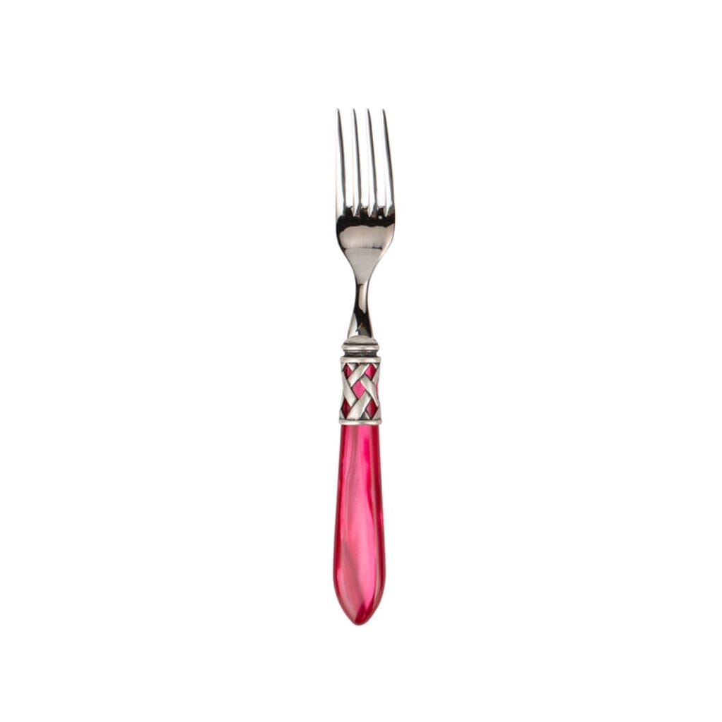 Vietri Aladdin Antique Salad Fork Flatware Vietri Raspberry 