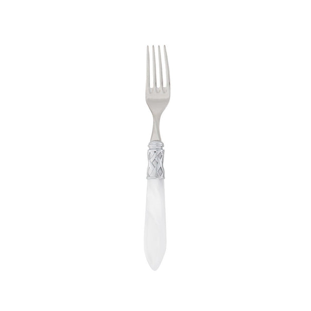 Vietri Aladdin Brilliant Salad Fork Dinnerware Vietri White 