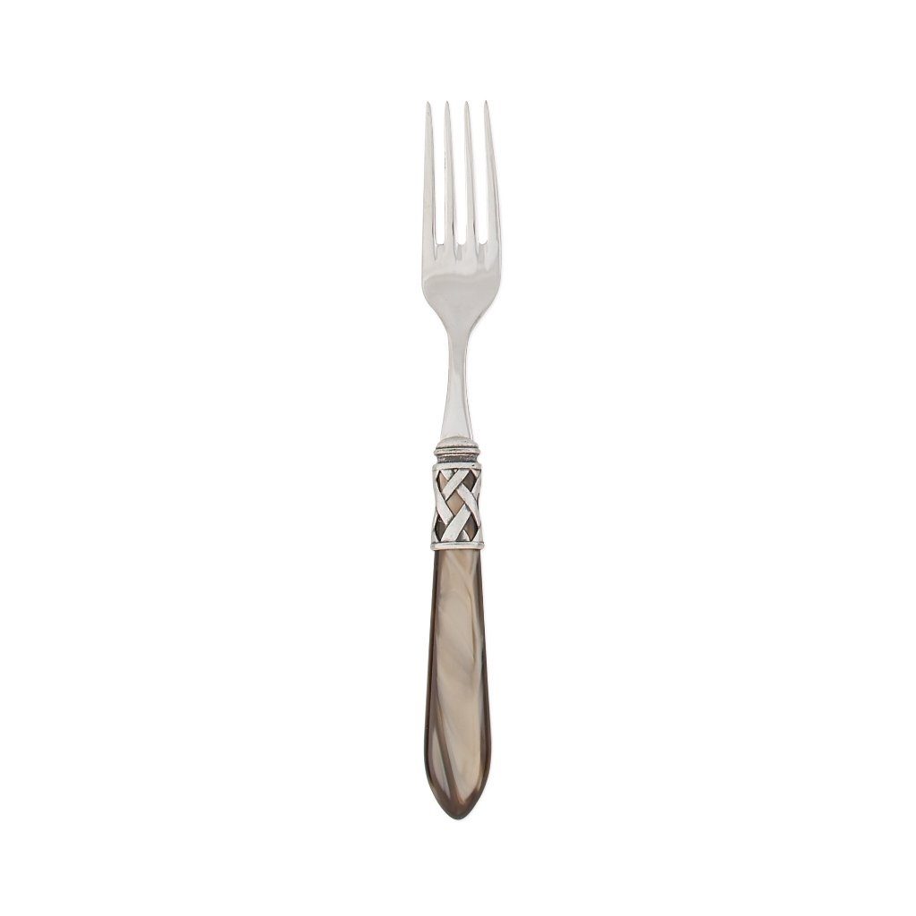 Vietri Aladdin Antique Place Fork Dinnerware Vietri Taupe 