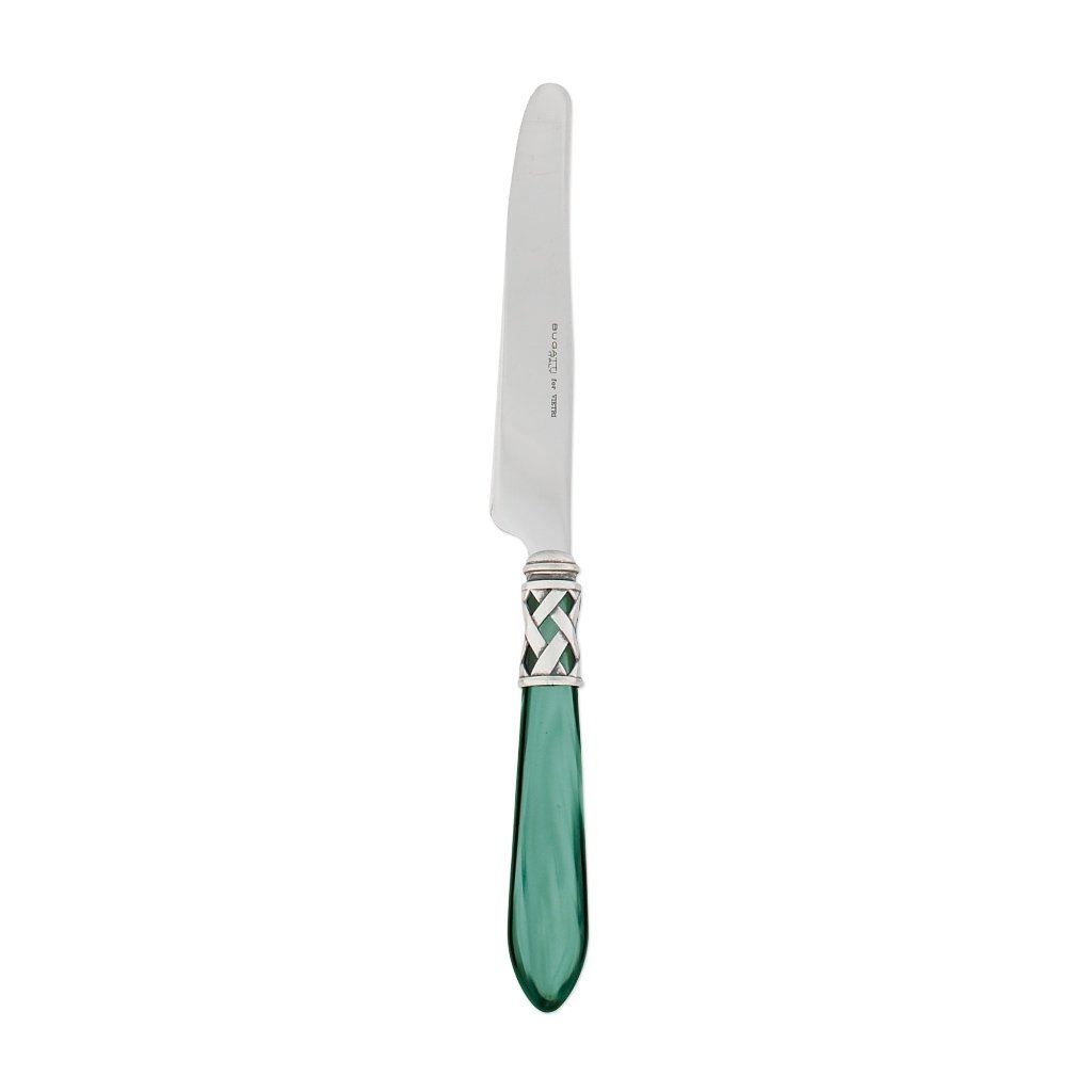 Vietri Aladdin Antique Place Knife Dinnerware Vietri Green 