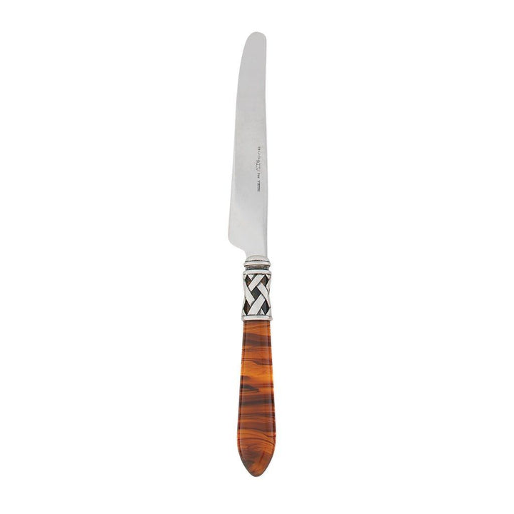 Vietri Aladdin Antique Place Knife Dinnerware Vietri Tortoiseshell 
