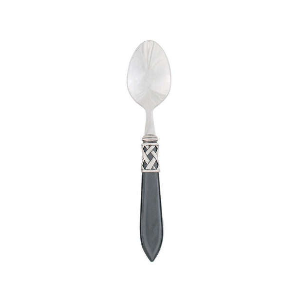 Vietri Aladdin Antique Place Spoon Dinnerware Vietri Charcoal 