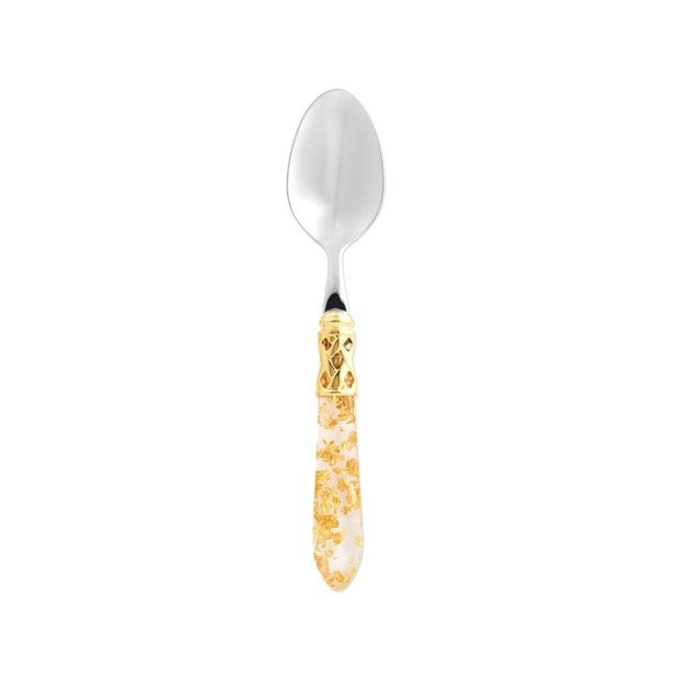 Vietri Aladdin Brilliant Place Spoon Dinnerware Vietri Gold Fleck 