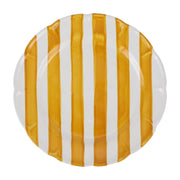 Vietri Amalfitana Stripe Dinner Plate Dinnerware Vietri Yellow 