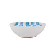 Vietri Amalfitana Stripe Cereal Bowl Dinnerware Vietri Aqua 