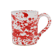 Vietri Amalfitana Splatter Mug Dinnerware Vietri Red 