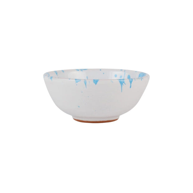 Vietri Amalfitana Splatter Dipping Bowl Dinnerware Vietri Aqua 