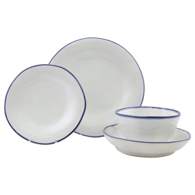 Vietri Aurora Edge Four-Piece Place Setting Dinnerware Vietri 