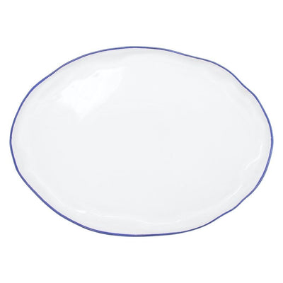 Vietri Aurora Edge Large Oval Platter Dinnerware Vietri 