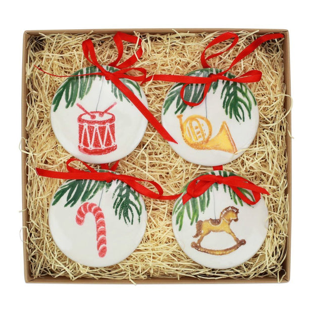 Vietri Nutcrackers Assorted Ornaments - Set of 4 Dinnerware Vietri 