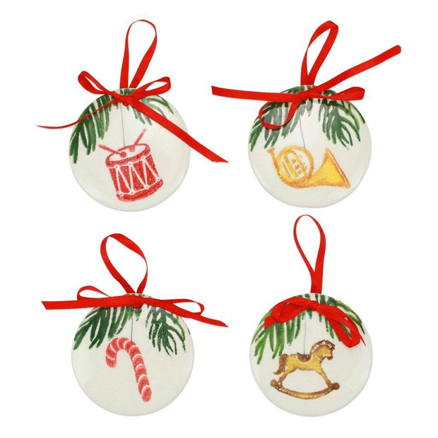Vietri Nutcrackers Assorted Ornaments - Set of 4 Dinnerware Vietri 