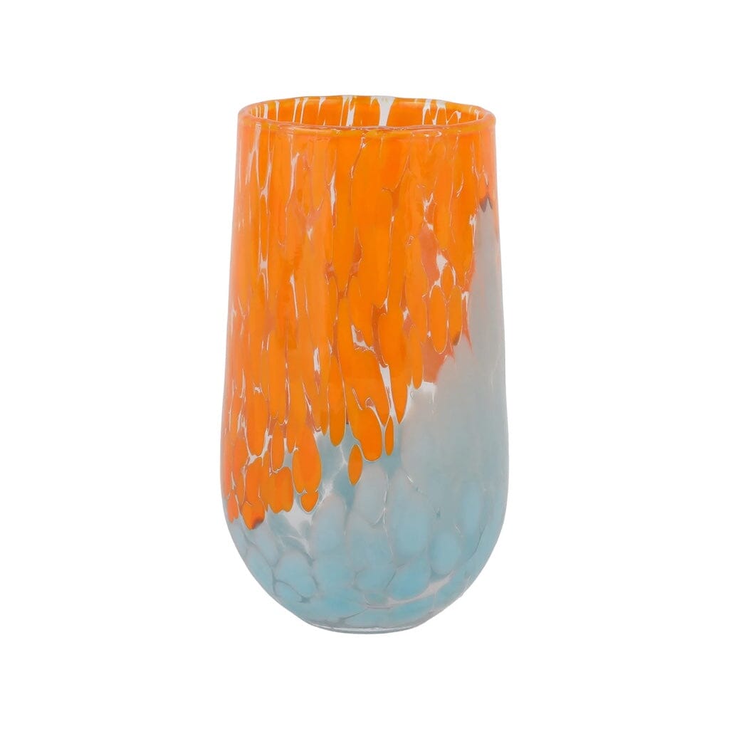 Vietri Nuvola Orange and Light Blue High Ball Drinkware Vietri 