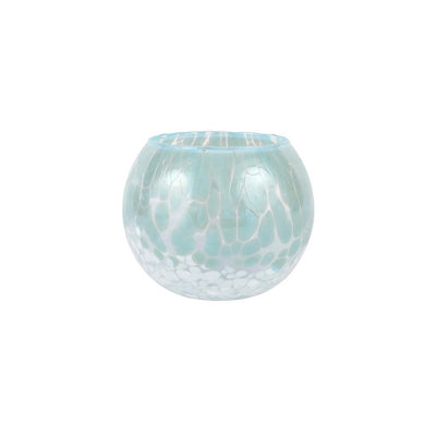 Vietri Nuvola Light Blue and White Small Round Vase Vases Vietri 