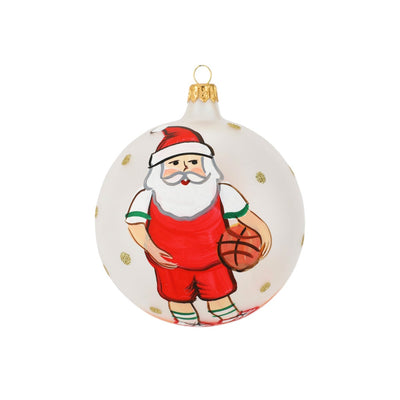 Vietri Old St. Nick Basketball Ornament Christmas Ornaments Vietri 