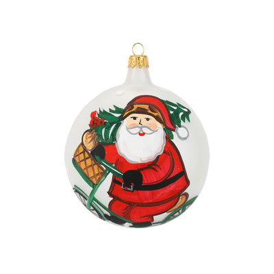 Vietri Old St. Nick Bicycle Ornament Christmas Ornaments Vietri 