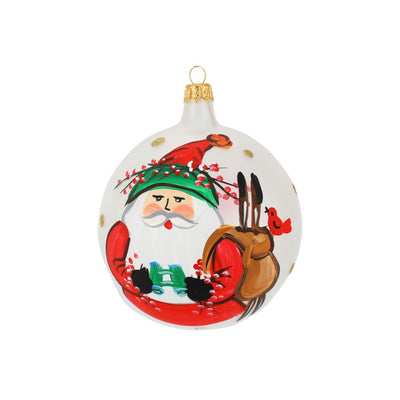 Vietri Old St. Nick Birdwatcher Ornament Christmas Ornaments Vietri 