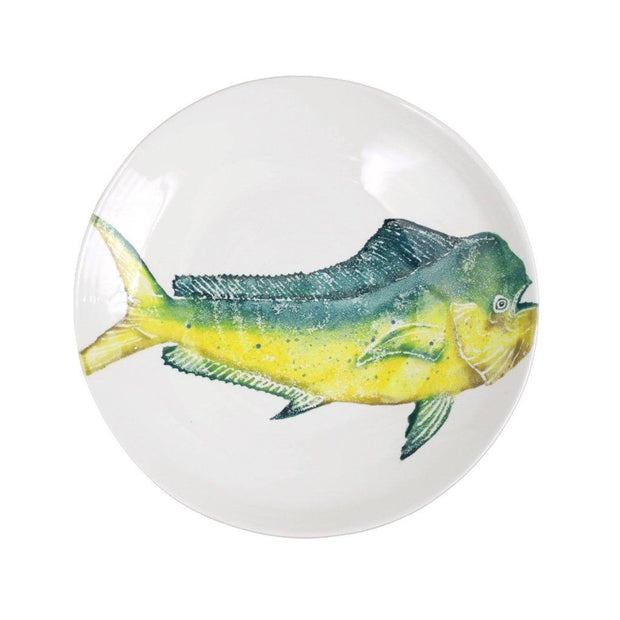 Vietri Pesca Mahi Mahi Shallow Bowl Dinnerware Vietri 