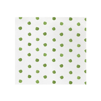 Vietri Papersoft Napkins Dot Green Dinner Napkins Dinnerware Vietri Pack of 20 