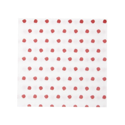 Vietri Papersoft Napkins Dot Red Dinner Napkins Dinnerware Vietri Pack of 20 