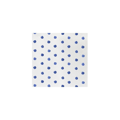 Vietri Papersoft Napkins Dot Blue Cocktail Napkins Dinnerware Vietri 