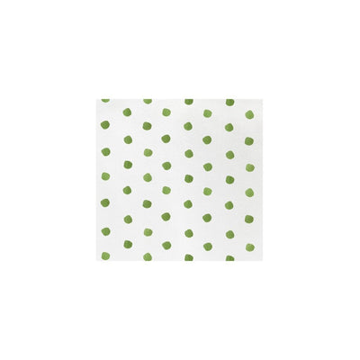 Vietri Papersoft Napkins Dot Green Cocktail Napkins Dinnerware Vietri 