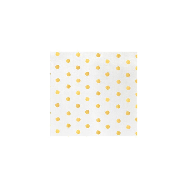 Vietri Papersoft Napkins Dot Yellow Cocktail Napkins Dinnerware Vietri 
