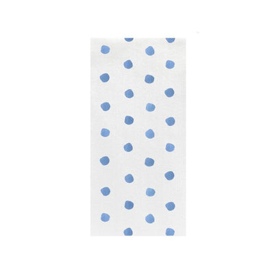 Vietri Papersoft Napkins Dot Light Blue Guest Towels Dinnerware Vietri 