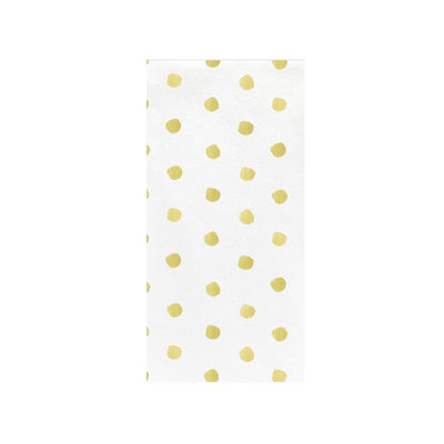 Vietri Papersoft Napkins Dot Yellow Guest Towels Dinnerware Vietri Pack of 20 