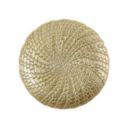 Vietri Rufolo Glass Gold Crocodile Salad Plate Dinnerware Vietri 