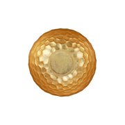 Vietri Rufolo Glass Gold Honeycomb Small Bowl Dinnerware Vietri 