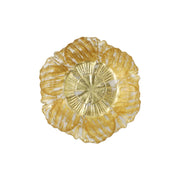Vietri Rufolo Glass Gold Flower Small Bowl Dinnerware Vietri 