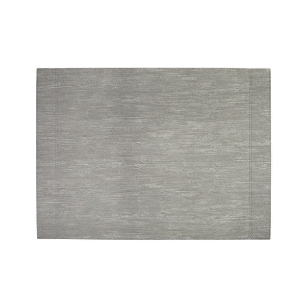 Vietri White/Gray Edged Rectangular Reversible Placemat Dinnerware Vietri 
