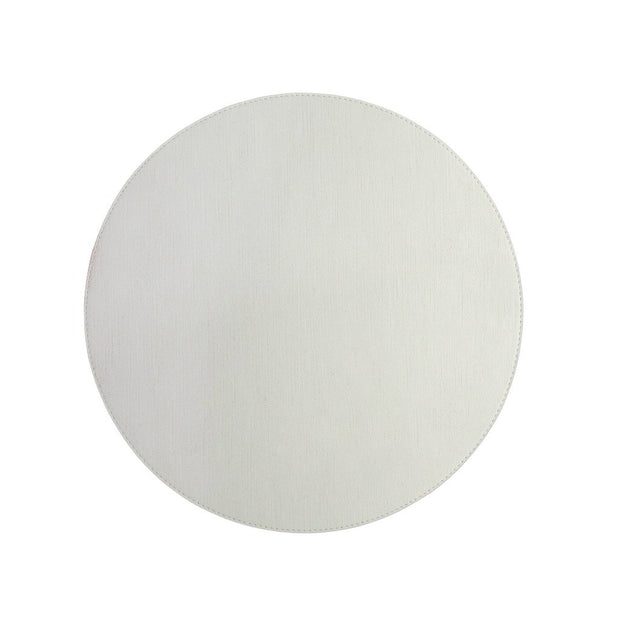 Vietri Gray/White Round Reversible Placemat Dinnerware Vietri 