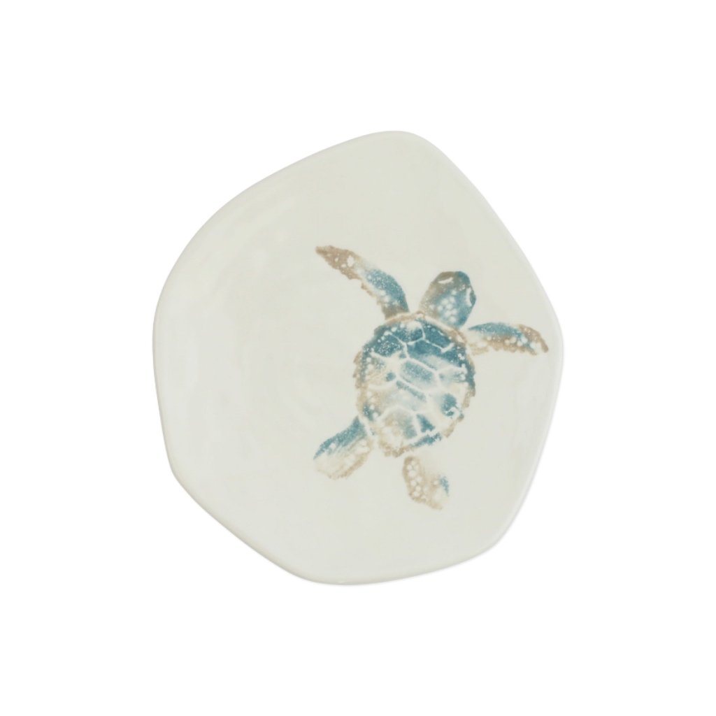 Vietri Tartaruga Turtle Salad Plate Dinnerware Vietri 
