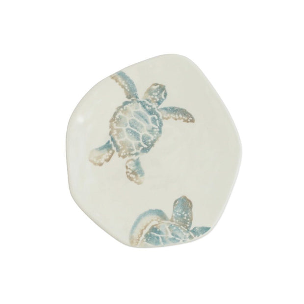 Vietri Tartaruga Turtle w/ Head Salad Plate Dinnerware Vietri 